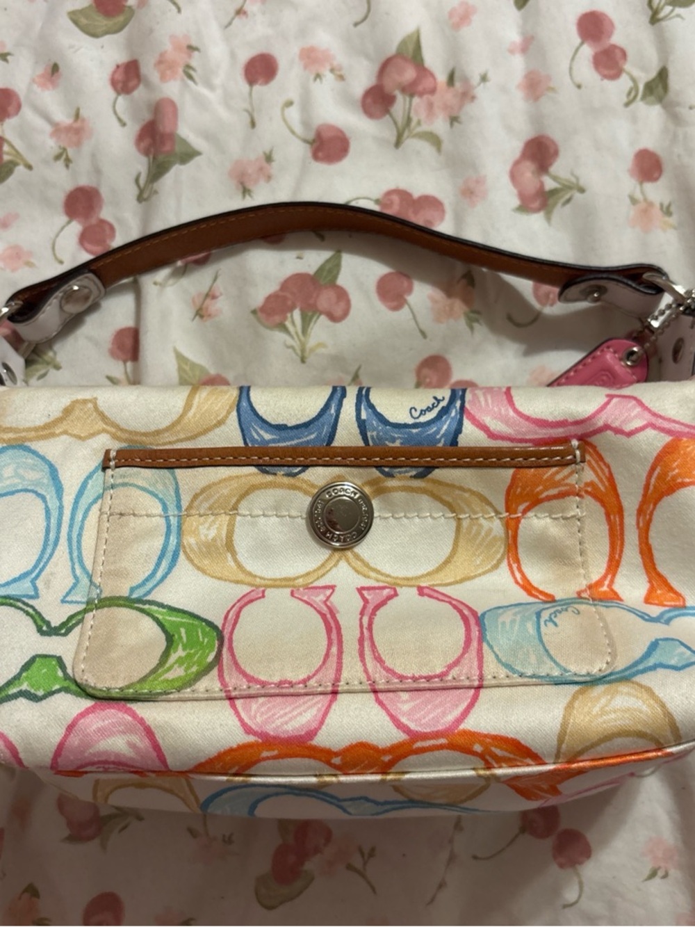 Coach Multicolor Signature Sketch Mini Shoulder Bag - Picture 2 of 4
